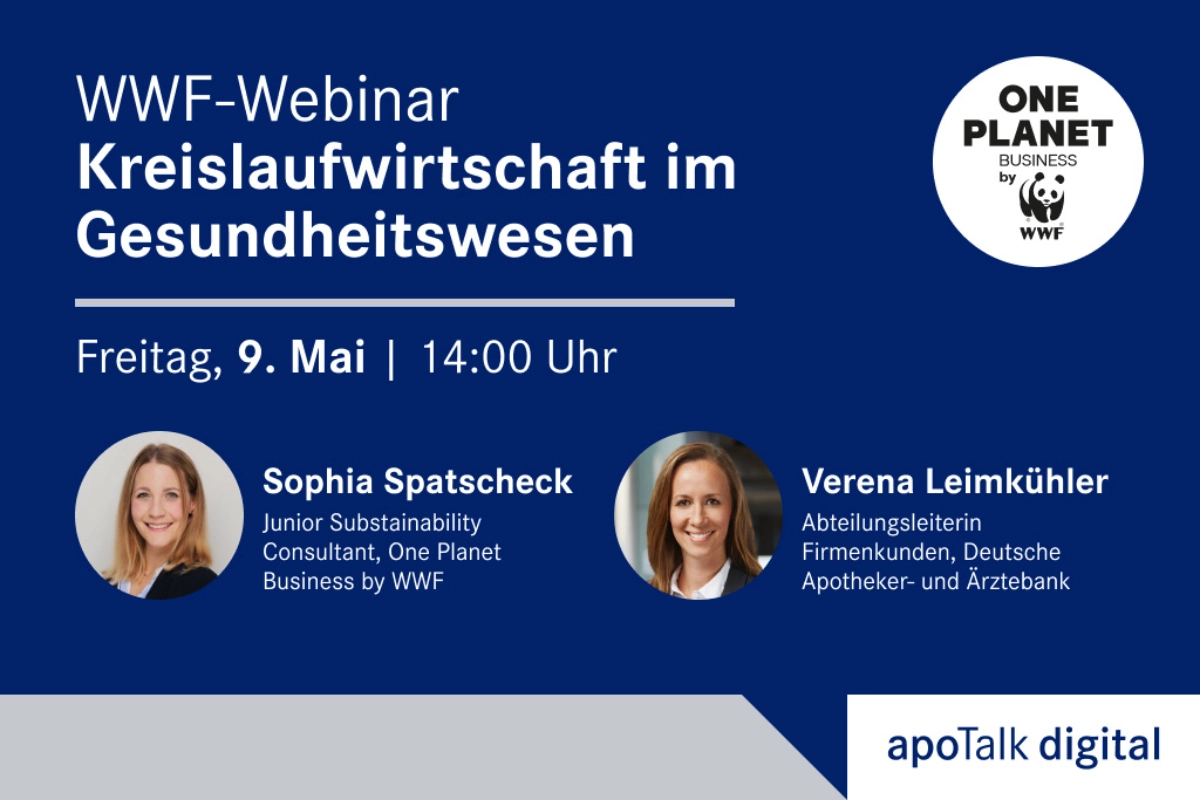 apoTalk digital zur Kreislaufwirtschaft apoTalk digital zur Kreislaufwirtschaft im Gesundheitswesen