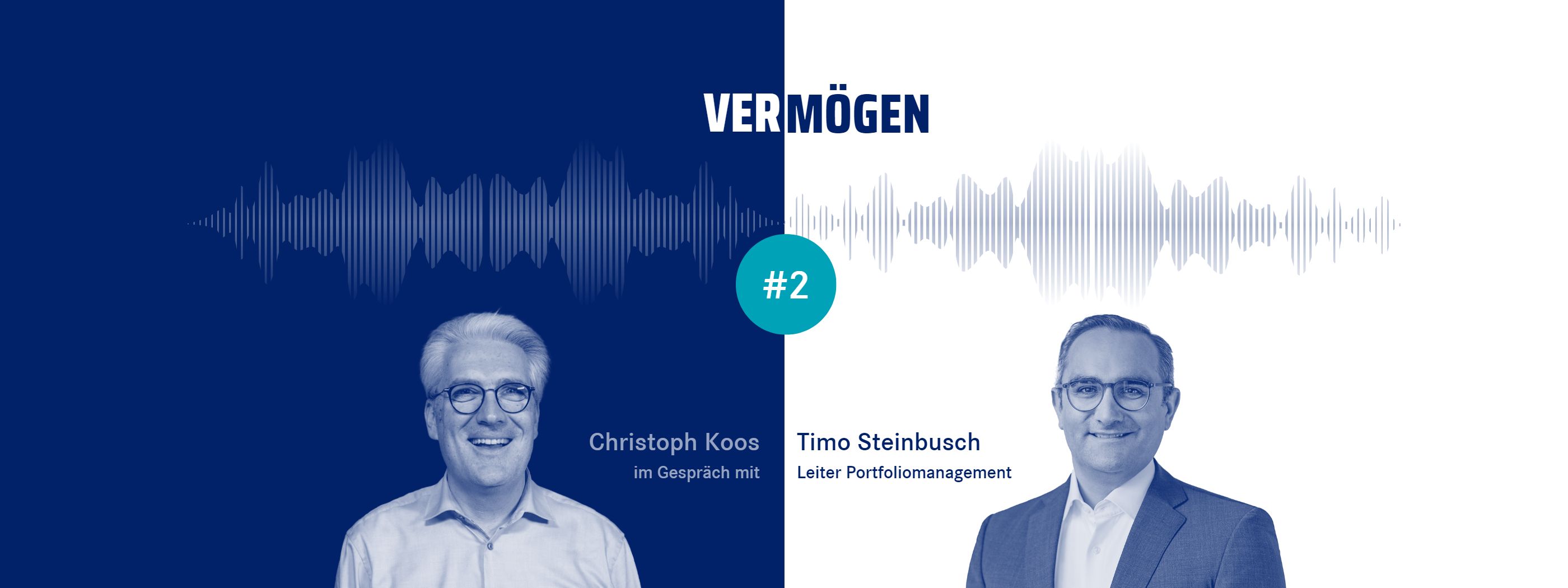 Teaserbild zur zweiten Episode von Vermögen, dem Anlagepodcast der apoBank