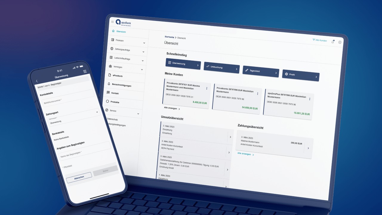 Online-Banking der apoBank Online-Banking der apoBank