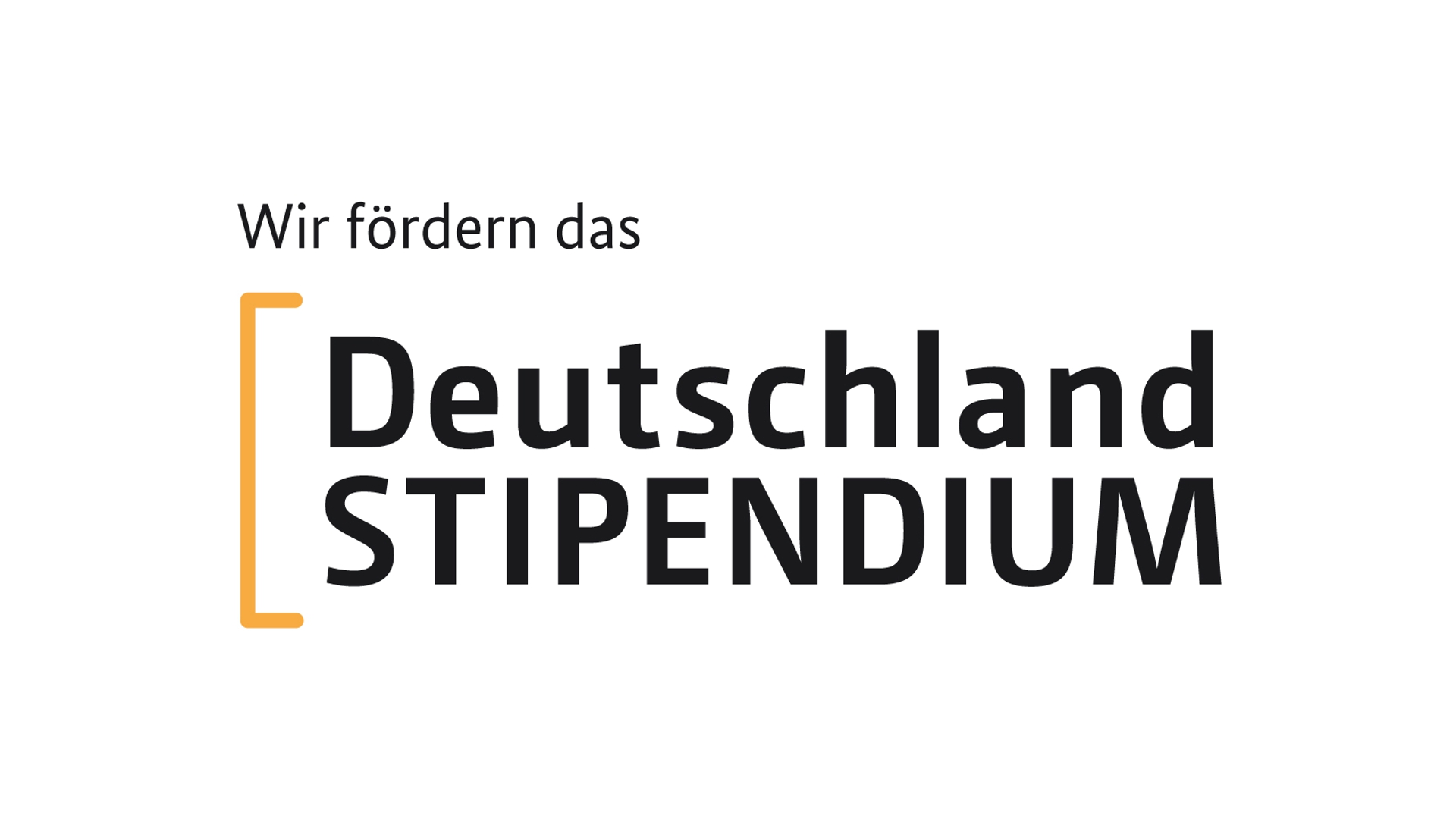 wir foerdern das deutschlandstipendium logo