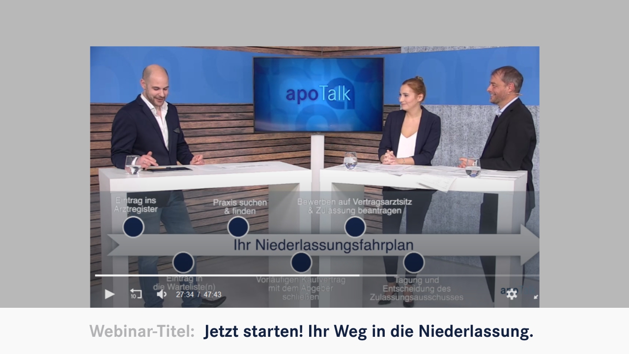 Ihr Weg in die Niederlassung Bedarfsplanung