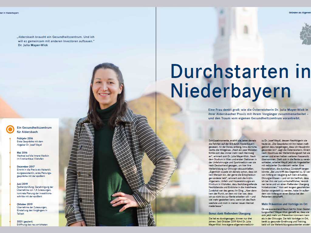 Existenzgründer in Niederbayern Existenzgründerpraxis in Niederbayern