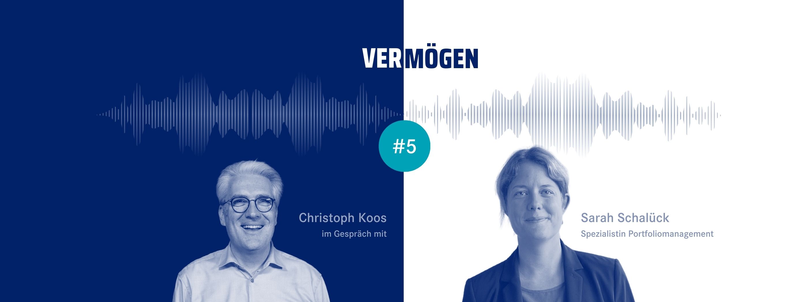 Teaserbild zur fünften Episode von Vermögen, dem Anlagepodcast der apoBank