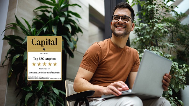 Foto: Auszeichnung von Capital "Top ESG-Angebot"