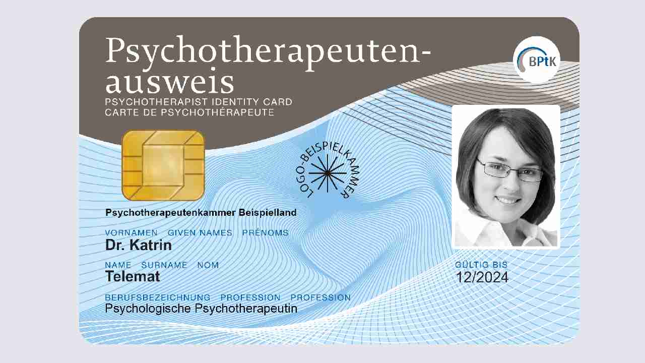 Der ePsychotherapeutenausweis