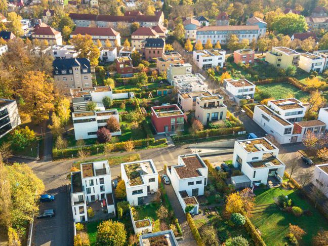 Foto: Luftaufnahme Immobilien
