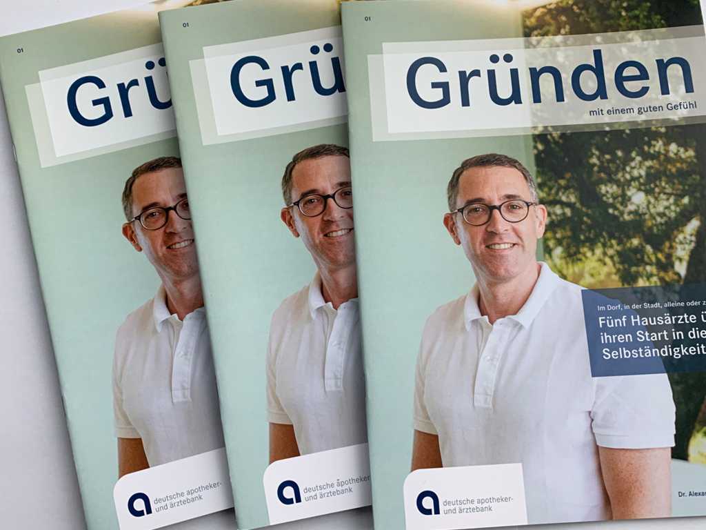 Die Gründerbroschüre der apoBank Gründergeschichten von Existenzgründern